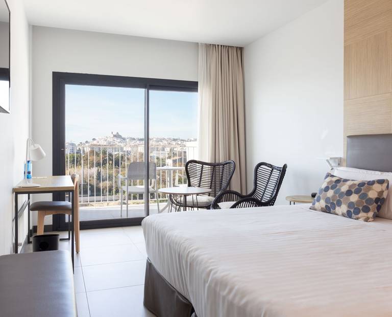 Chambre deluxe terrasse aitana Hôtel Cap Negret Altea, Alicante