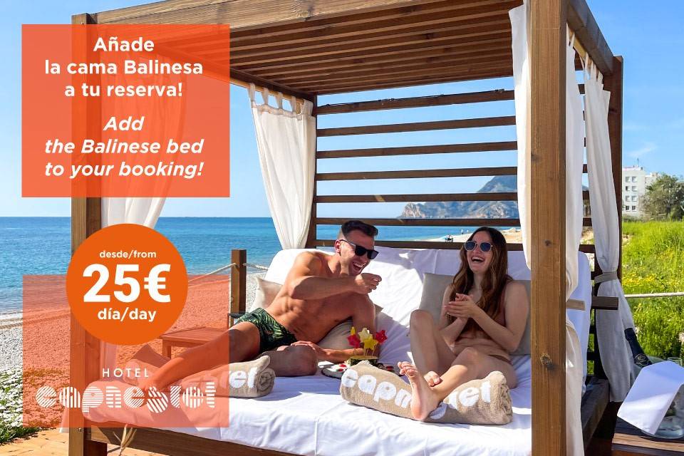 Ne manquez pas notre lit balinais Hôtel Cap Negret Altea, Alicante