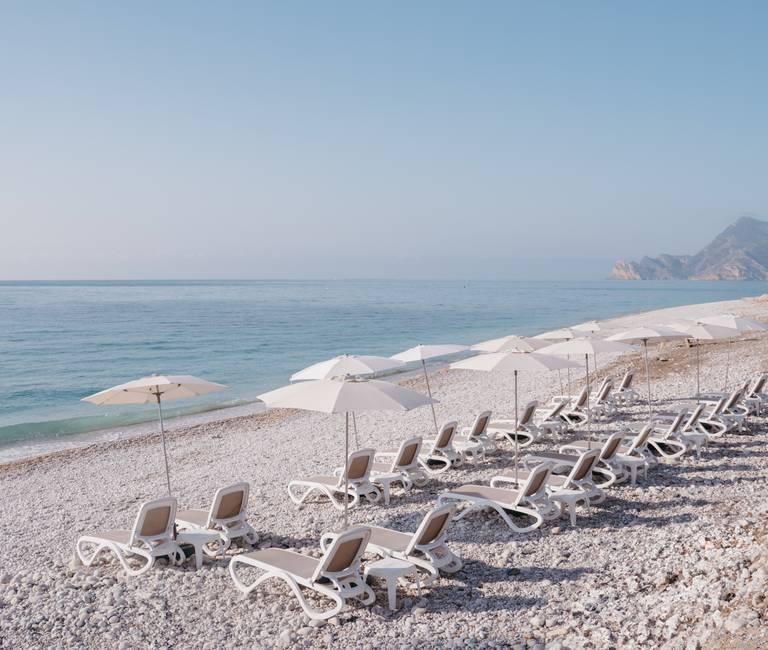 Plage naturelle Hôtel Cap Negret Altea, Alicante