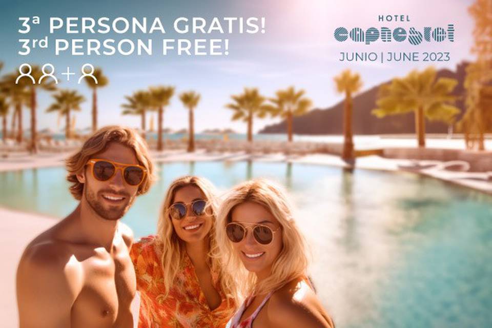 Troisième personne gratuite Hôtel Cap Negret Altea, Alicante
