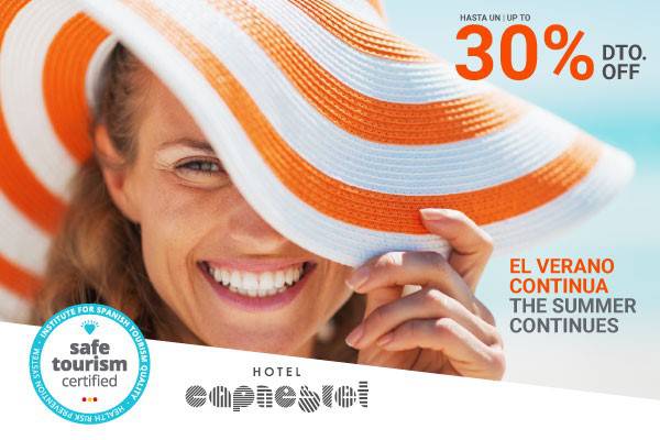 The summer continues. 360 sunny days. hôtel cap negret altea, alicante The summer continues. 360 sunny days. hôtel cap negret altea, alicante