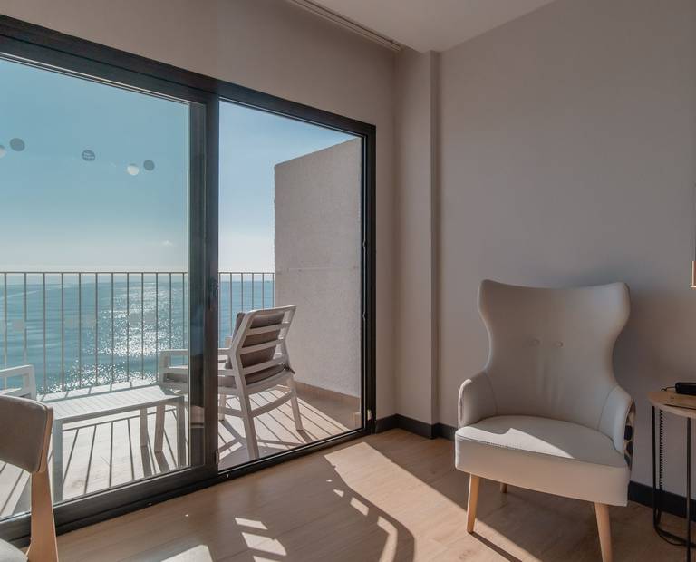 Chambre deluxe avec vue sur la mer Hôtel Cap Negret Altea, Alicante